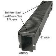 Marshall Stamping MARSHALL STAMPING 6TDSG4 Drain Grate, 4 ft L, 6 in W, Steel 6TDSG4